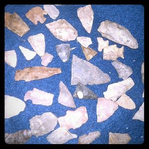 Straight from the feild arrow heads scrapersr